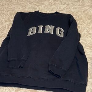 Bing Women's Navy Sweatshirt